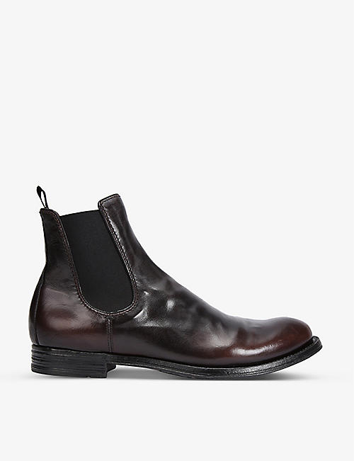 OFFICINE CREATIVE: Anatomia leather ankle boots
