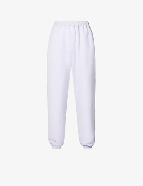 ARIES: Temple relaxed-fit tapered cotton-jersey jogging bottoms