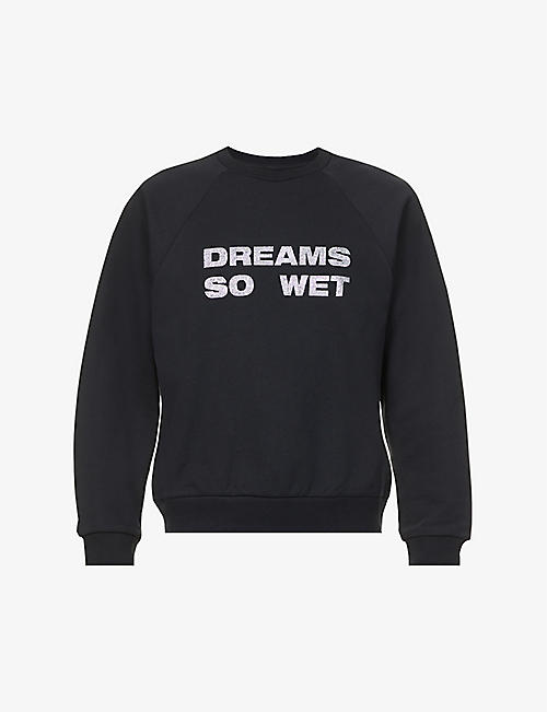 LIBERAL YOUTH MINISTRY: Dreams So Wet regular-fit cotton-jersey sweatshirt