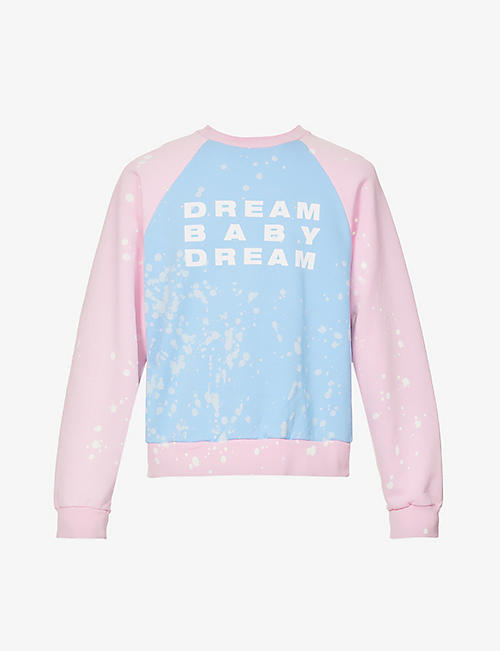 LIBERAL YOUTH MINISTRY: Dream Baby Dream regular-fit cotton-jersey sweatshirt