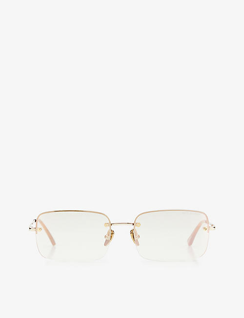 DMY BY DMY: Jen square-frame acetate sunglasses