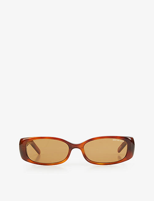 DMY BY DMY: Billy rectangle-frame acetate sunglasses
