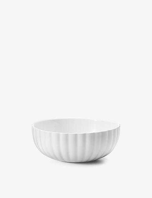 GEORG JENSEN: Bernadotte porcelain breakfast bowl 15.5cm