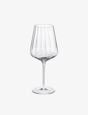 Georg Jensen Bernadotte Groove Six-piece White Wine Glass Set