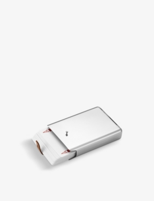 GEORG JENSEN: Sky polished stainless steel card case