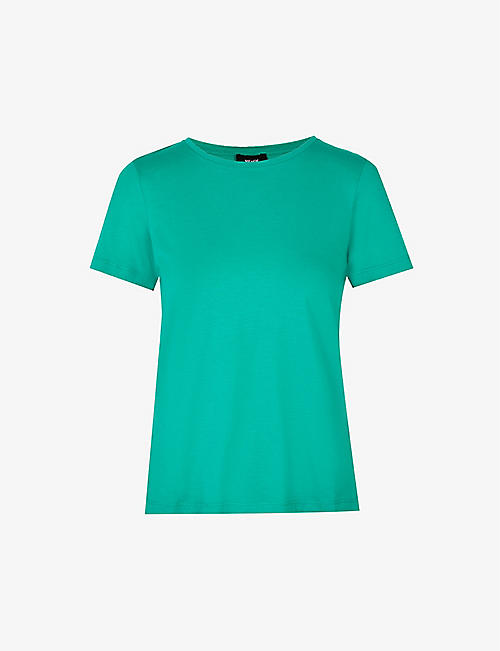 ME AND EM: Perfect Pocketless round-neck cotton-blend jersey T-shirt