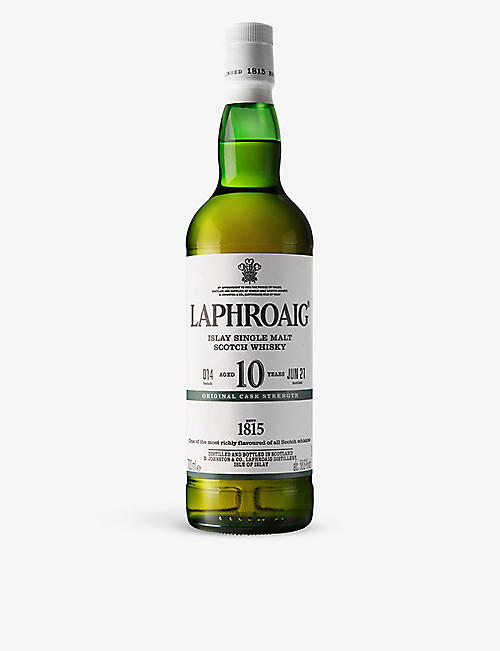 LAPHROAIG: Laphroaig Islay Cask Strength Batch 014 10-year single malt Scotch whisky