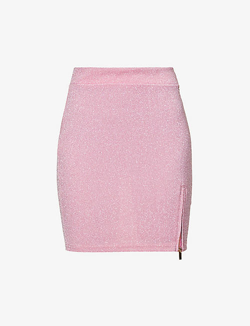 ODOLLS COLLECTION: Trey stretch-knit mini skirt