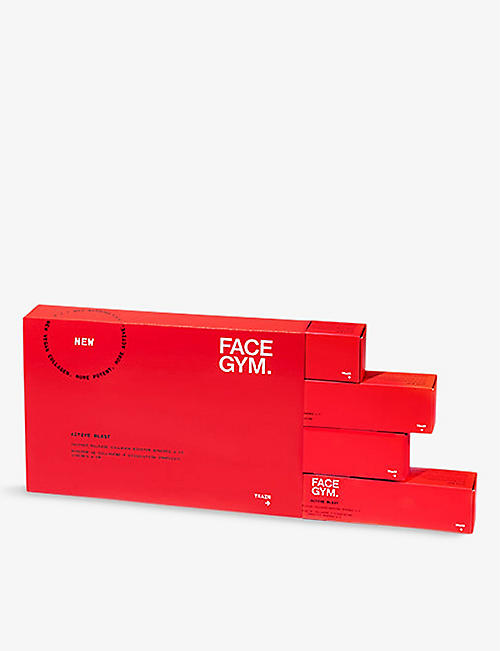 FACEGYM: Active Blast 28-Day Instant Release Collagen Booster Spheres and Hydro Bound set 15ml