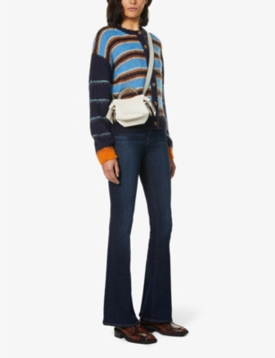Le High Flare high-rise stretch-denim jeans