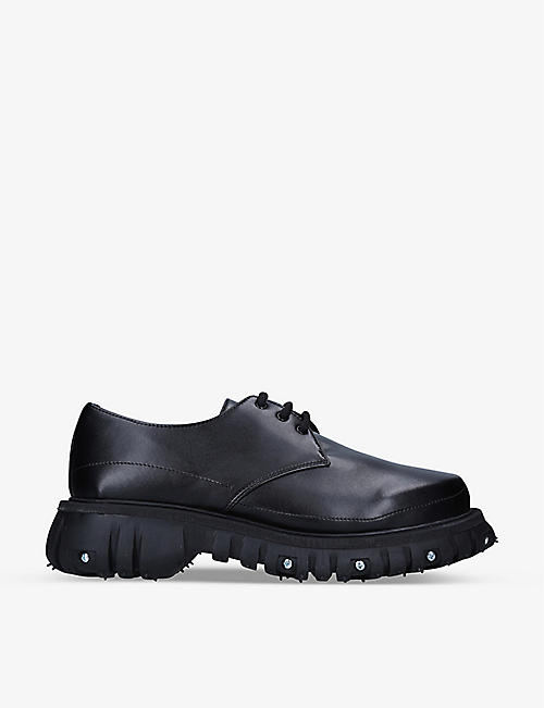 PHILEO: 005 Derby chunky faux-leather brogues