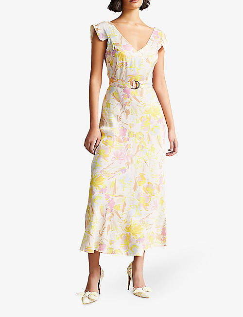 TED BAKER Mileae Deco Sparkle Jacquard Dress Size  4-14 New  Tags