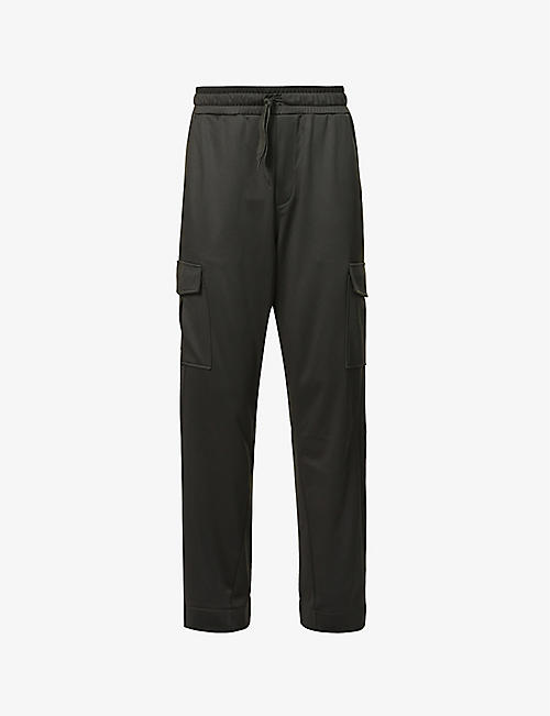 BIANCA SAUNDERS: Bianca Saunders x Farah Forest relaxed-fit straight-leg woven jogging bottoms
