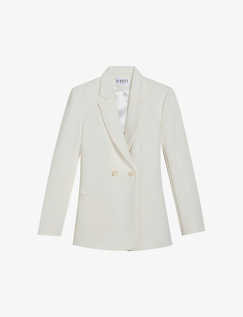 CLAUDIE PIERLOT: Volubilis cropped button-up tweed jacket