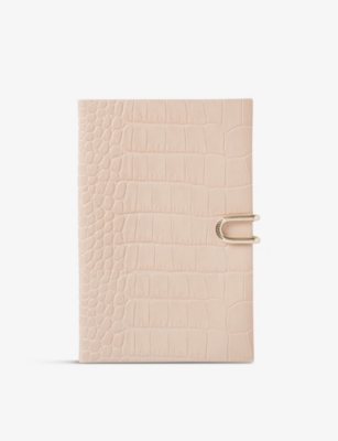 SMYTHSON Chelsea croc-embossed leather notebook 16.7cm x 11.2cm