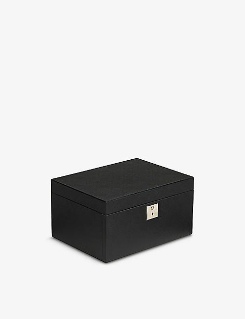 SMYTHSON: Panama 3-drawer leather jewellery box