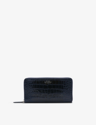 SMYTHSON: Mara branded large leather purse