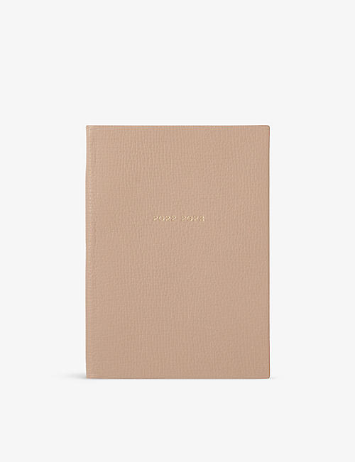 SMYTHSON: Ludlow Soho 2022-2023 leather diary 14.3cm x 19.6cm