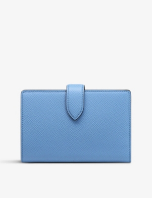 SMYTHSON - Continental leather purse | Selfridges.com