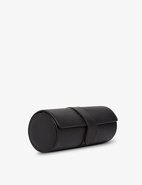 SMYTHSON: Panama grained leather watch roll