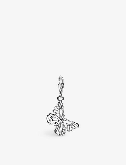 THOMAS SABO: Butterfly sterling-silver pendant charm