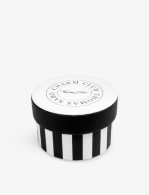 THOMAS SABO: Bee 18ct yellow-gold plated sterling-silver and zirconia pendant charm