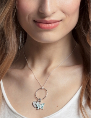 Thomas Sabo Heart Sterling-silver And Cubic Zirconia Pendant Charm In White