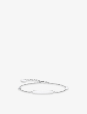 Thomas Sabo Infinity Heart Sterling-silver And Cubic Zirconia Bracelet In White