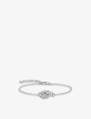 Thomas Sabo Crown Sterling-silver And White Zirconia Bracelet
