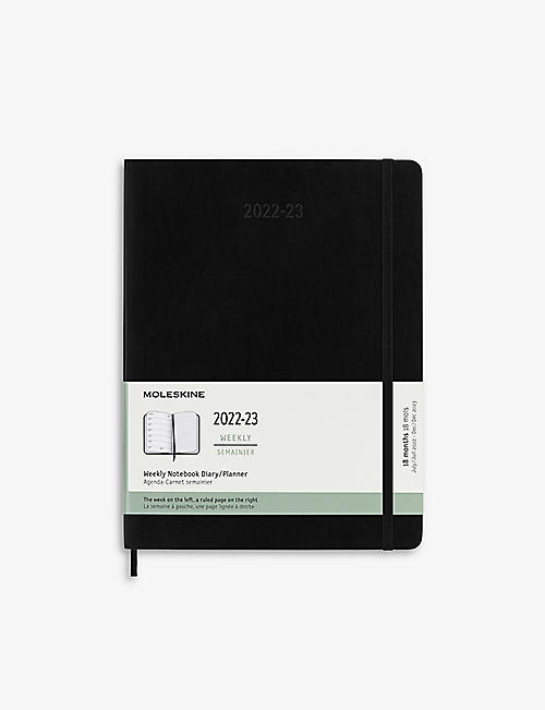 MOLESKINE: Classic 18-month large softcover weekly planner 2022-23 19cm x 26cm