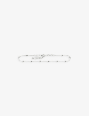 Thomas Sabo Dots Sterling-silver Anklet In Plain