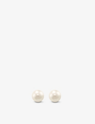Thomas Sabo Sterling-silver And Freshwater Pearl Stud Earrings In White