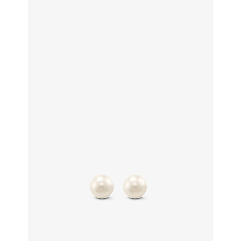 Thomas Sabo Sterling-silver And Freshwater Pearl Stud Earrings In White
