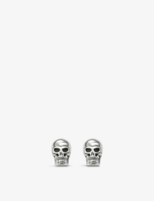 THOMAS SABO: Skull sterling-silver stud earrings