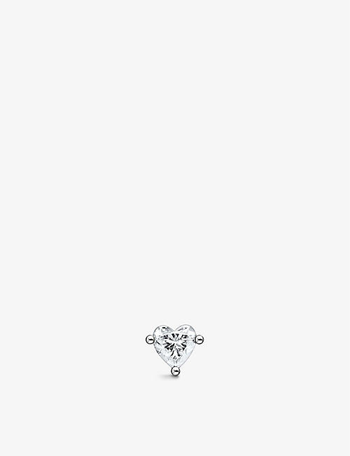 THOMAS SABO: Heart sterling-silver single stud earring