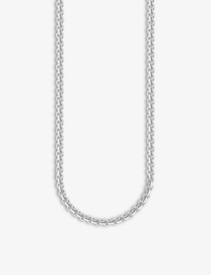 Thomas Sabo Venezia Sterling Silver Chain Necklace In Plain
