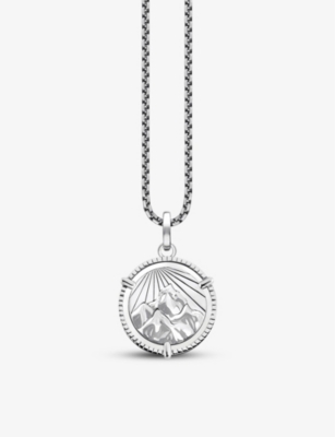 THOMAS SABO: Elements of Nature blackened sterling silver necklace