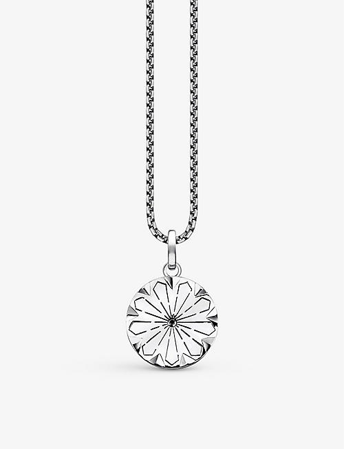 THOMAS SABO: Elements of Nature blackened sterling silver necklace