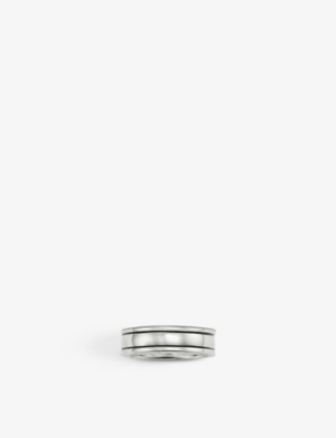 Off-White c/o Virgil Abloh Arrows Signet Ring in Metallic for Men