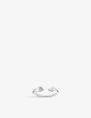 Thomas Sabo Hearts Sterling-silver And Cubic Zirconia Ring In White