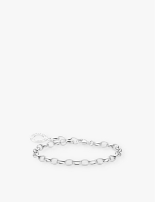 Thomas Sabo Womens  Classic Charm Sterling-silver Bracelet In 925 Sterling Silver