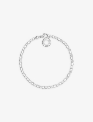 Thomas Sabo Classic Charm Sterling-silver Bracelet In Plain