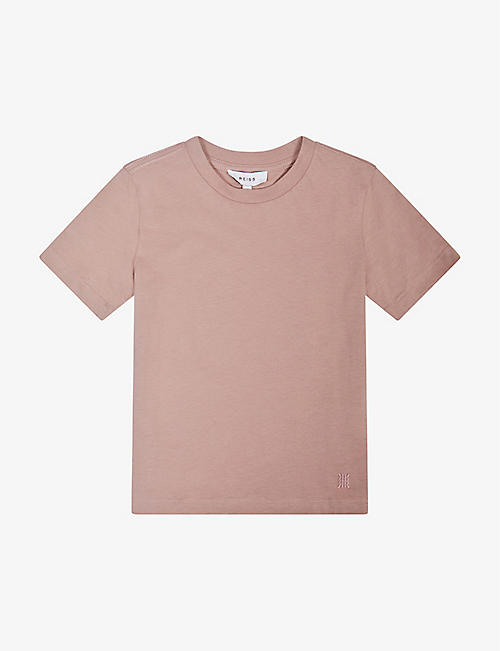 REISS: Bless Junior logo-embroidered cotton T-shirt 4-9 years