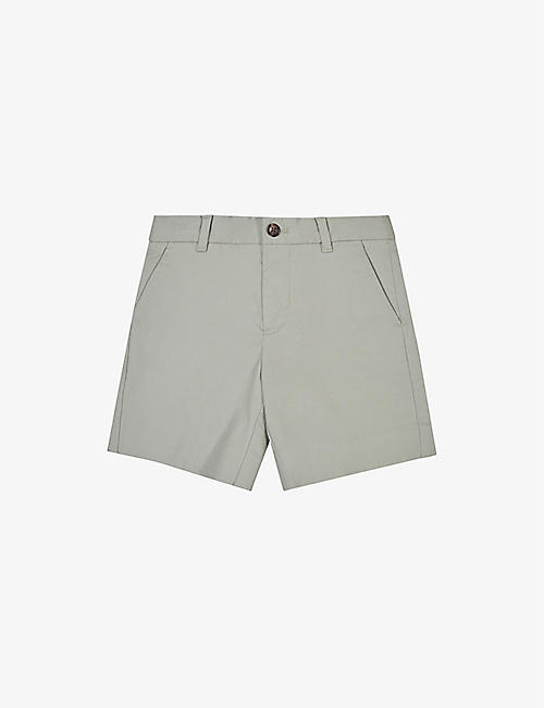 REISS: Wicket Junior high-rise stretch-cotton chino short 4-9 years