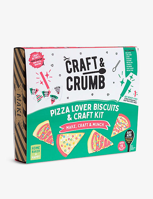 ESSENTIAL: Craft & Crumb Pizza Lovers biscuit and craft kit 650g