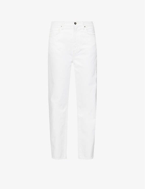 GOLDSIGN: The Peg tapered-leg high-rise jeans