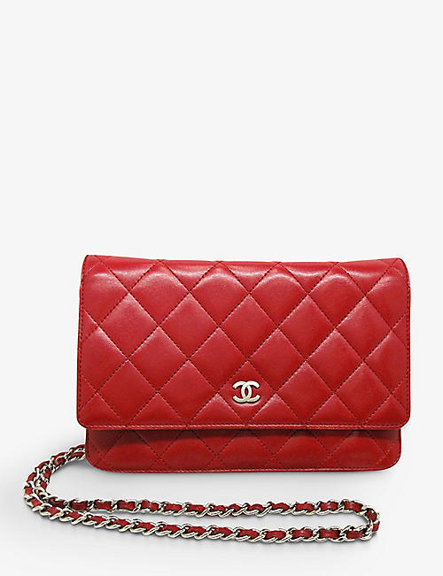 RESELLFRIDGES: Pre-loved Chanel CC Timeless leather wallet on chain