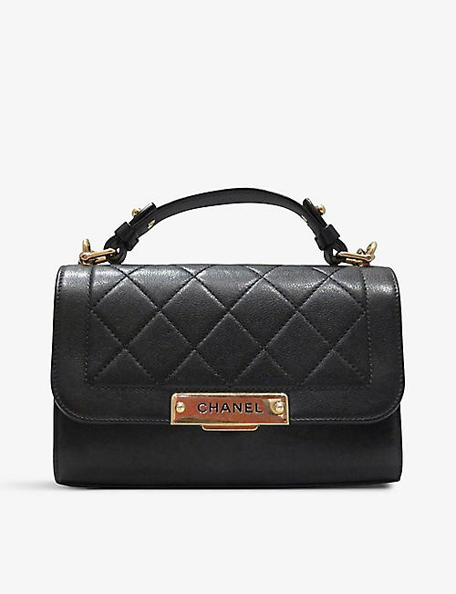 RESELLFRIDGES: Pre-loved Chanel leather top-handle bag