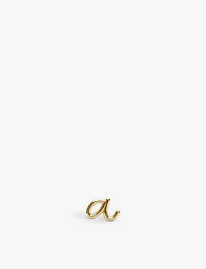 Love Letter X Initial single stud earring Selfridges & Co Women Accessories Jewelry Earrings Studs 