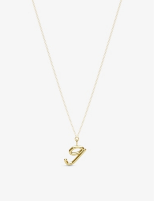 THE ALKEMISTRY Love Letter B Initial 18ct White-Gold Bracelet